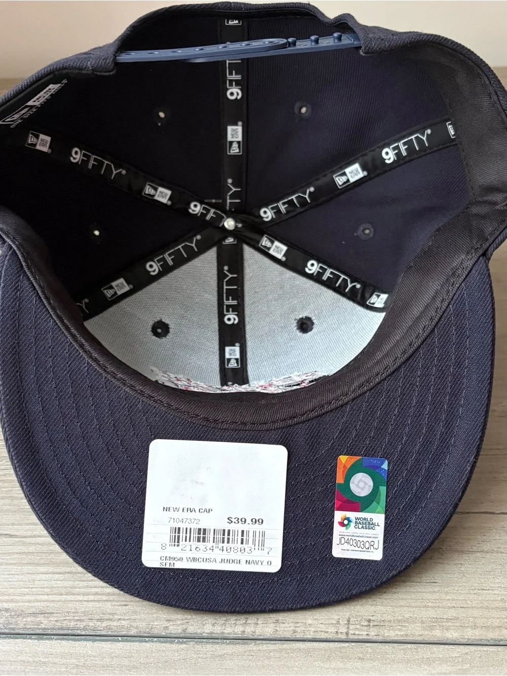 RARE New Era 9Fifty WBC Baseball Team USA Aaron Judge SnapBack Hat Adjustable